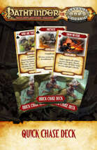 Pathfinder® for Savage Worlds Quick Chase Deck