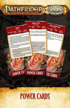 Pathfinder® for Savage Worlds Power Cards