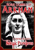 Arkham: City of Secrets - House Lionnes: Cynthia Alcott