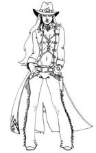 Emily Vitori Designs: Female Gunslinger 1