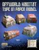 Offworld Habitat Type 01 Paper Model Kit