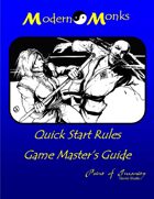 Modern Monks Quick Start Game Master Guide