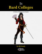 Bard Colleges, A Folio of Options for Bards (5e)