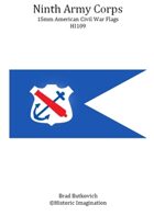 Ninth Army Corps American Civil War 15mm Headquarters Flag Sheet