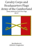 Army of the Cumberland Cavalry Corps and Headquarters American Civil War 15mm Flag Sheet