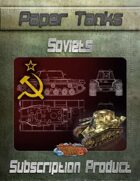 Soviet Paper Tanks - BUNDLE
