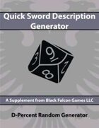 D-Percent - Quick Sword Description Generator