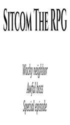 Sitcom the RPG