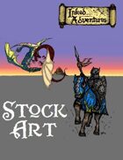 Inked Adventures Stock Art Cover Art "Rides Out"