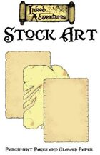Inked Adventures Stock Art  Parchment Pages and Clawed Paper