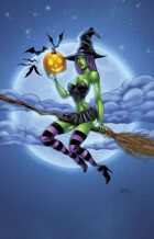 Witch color print