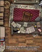 Art Pack 4: Books and Documents for Dundjinni, Fractal Mapper or CC3