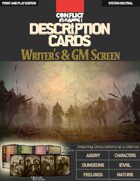 Combat Description Card Writer's & GM Screen