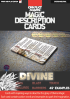 Magic Description Cards: DIVINE MAGIC