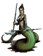 Bestiary II Stock Art: Lamia