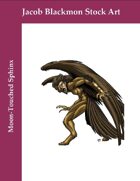 Stock Art: Moon-Touched Sphinx