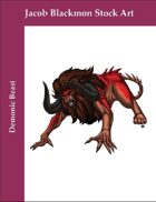 Stock Art: Demonic Beast
