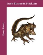 Stock Art: Desert Lizard