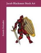 Stock Art: Female Defender