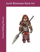 Stock Art: Female Halfling Warrior