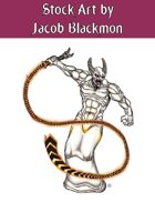 Stock Art: Demon with a Whip