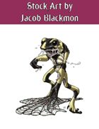 Stock Art: Savage Frogman