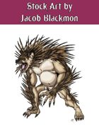 Stock Art: Hedgehog Monster