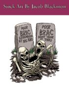 Stock Art: Ettin Skeleton