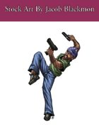Stock Art: Gunslinger Monk