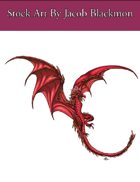 Stock Art: Red Drake