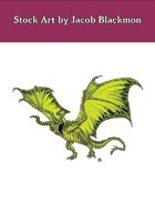 Stock Art: Chartreuse Drake