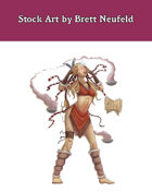Stock Art: Female Cyclops Psychic
