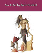 Stock Art: Male Fungal Sorcerer