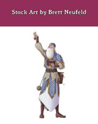 Stock Art: Male Human Cleric