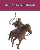 Stock Art: Female Hobgoblin Cavalier II