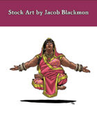 Stock Art: Female Human Yogi