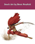 Stock Art: Female Oread Dervish