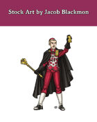 Stock Art: Male Human Royal Cleric