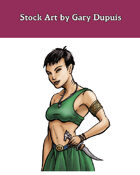 Stock Art: Female Gillmen Rogue