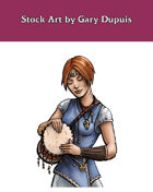 Stock Art: Female Gillmen Bard