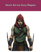 Stock Art: Male Android Assassin