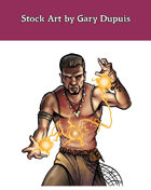 Stock Art: Male Gillmen Spellcaster