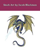 Stock Art: Blue Dragon