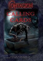 Contagion Second Edition Calling Cards