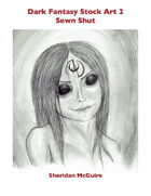 Dark Fantasy Stock Art 2: Sewn Shut