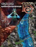 13th Age Battle Scenes - Orc Lord: Rafting Razoredge Gorge