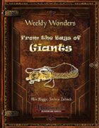Weekly Wonders - From the Bags of Giants