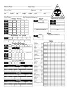 Necromancers of the Northwest Character Sheet Pack