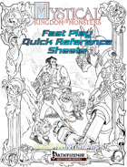 MKoM Fast Play Quick Reference Sheets (Pathfinder)