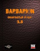Barbarian Character Portfolio 3.5